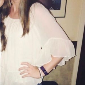 Forever 21 bell sleeve blouse